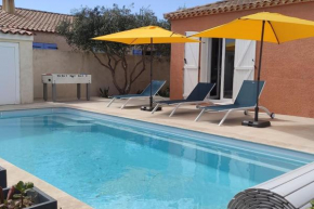 Maison huit couchages classée 3 étoiles avec piscine